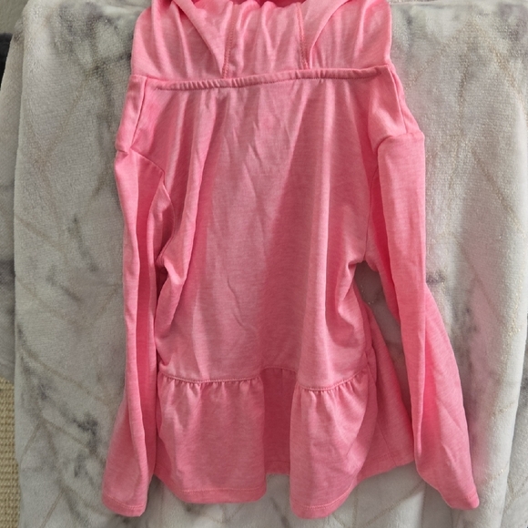 Adidas Kids Black and Pink Gradient Leggings - Picture 4 of 6